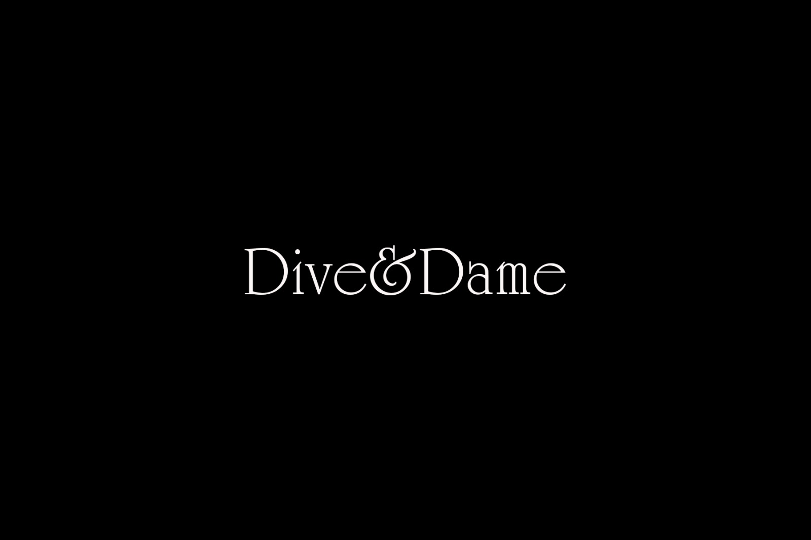 logodive e dame nero scritta bianxa